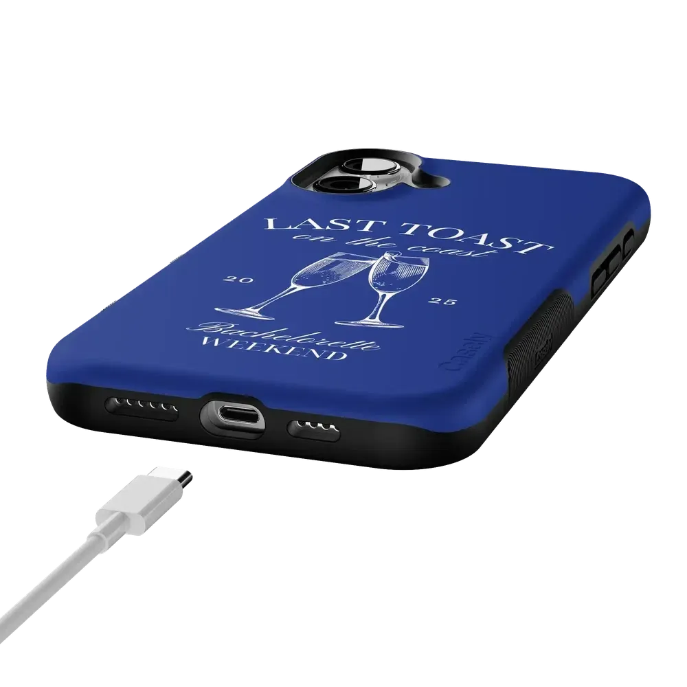 Clearance Price Last Toast | Blue Coastal Bachelorette Case  Almost Sold Out!