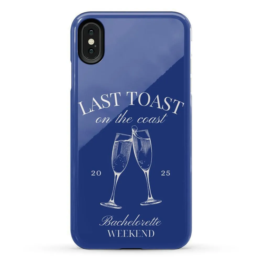 Clearance Price Last Toast | Blue Coastal Bachelorette Case  Almost Sold Out!