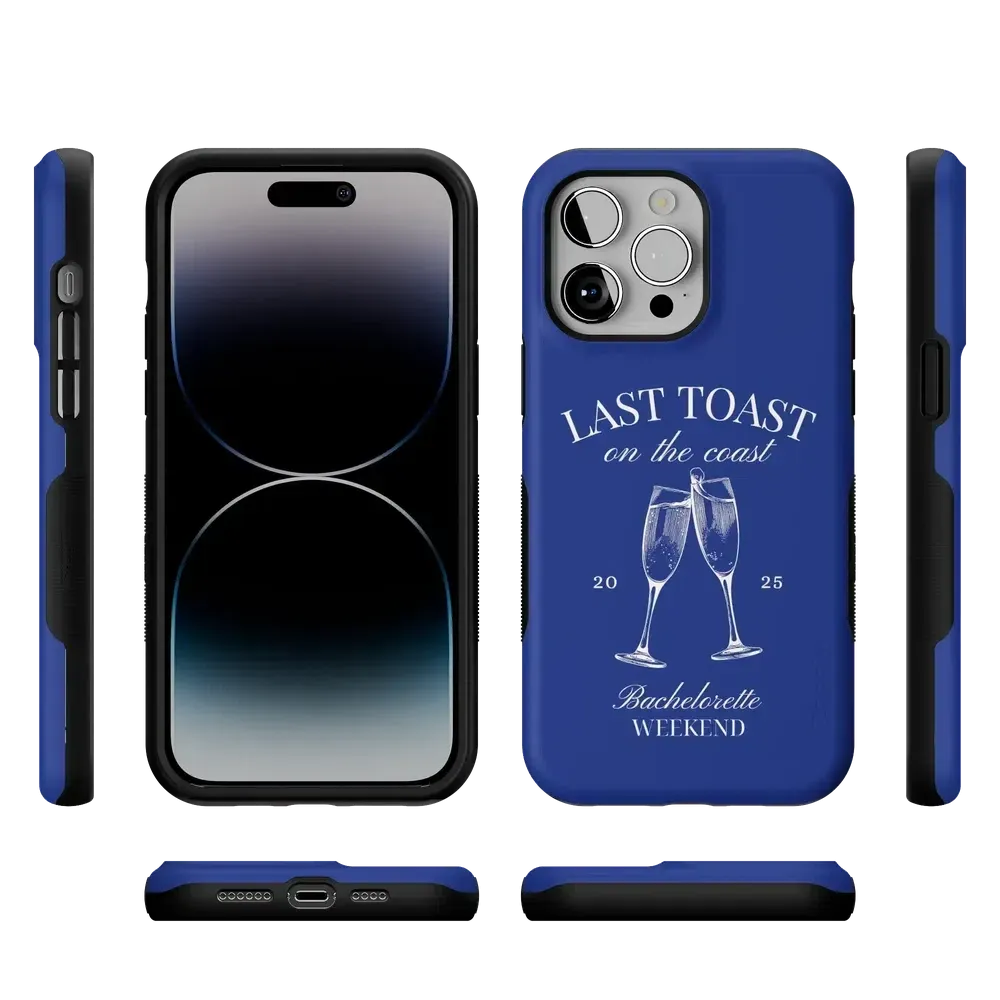 Clearance Price Last Toast | Blue Coastal Bachelorette Case  Almost Sold Out!