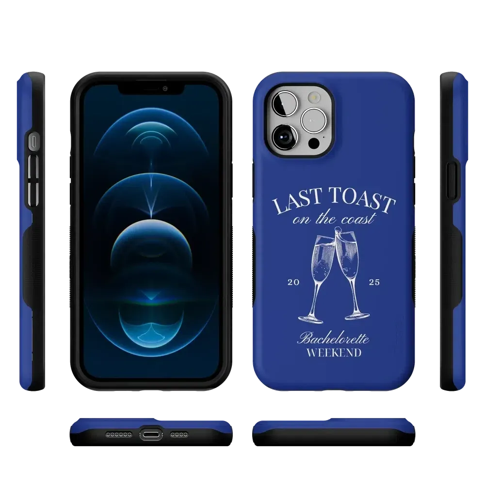 Clearance Price Last Toast | Blue Coastal Bachelorette Case  Almost Sold Out!