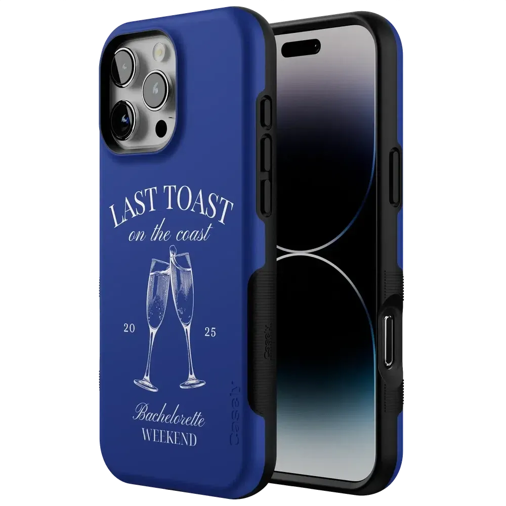 Clearance Price Last Toast | Blue Coastal Bachelorette Case  Almost Sold Out!