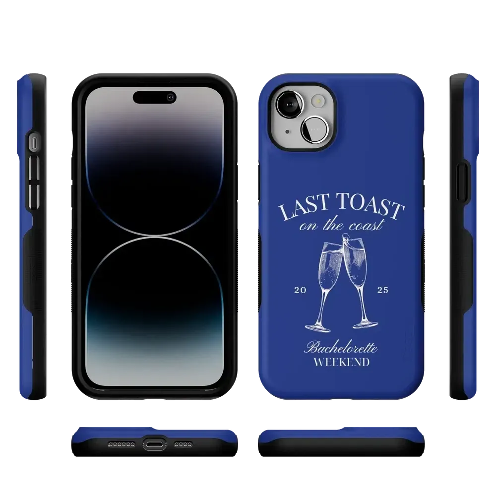 Clearance Price Last Toast | Blue Coastal Bachelorette Case  Almost Sold Out!