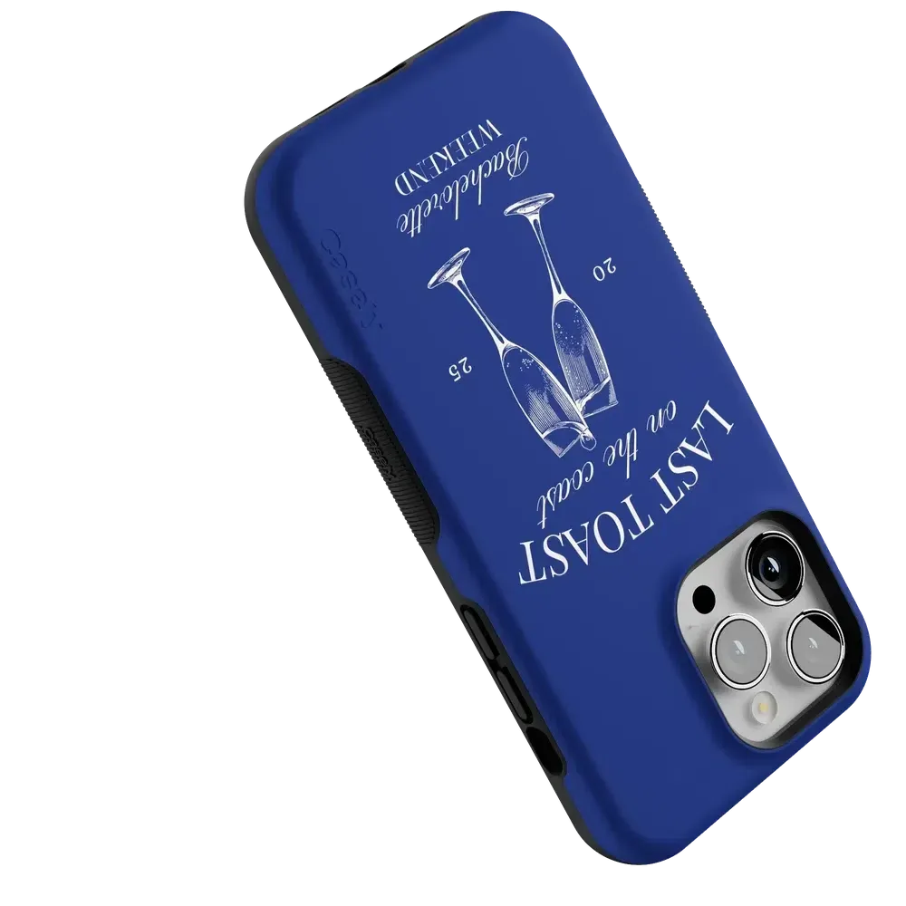 Clearance Price Last Toast | Blue Coastal Bachelorette Case  Almost Sold Out!