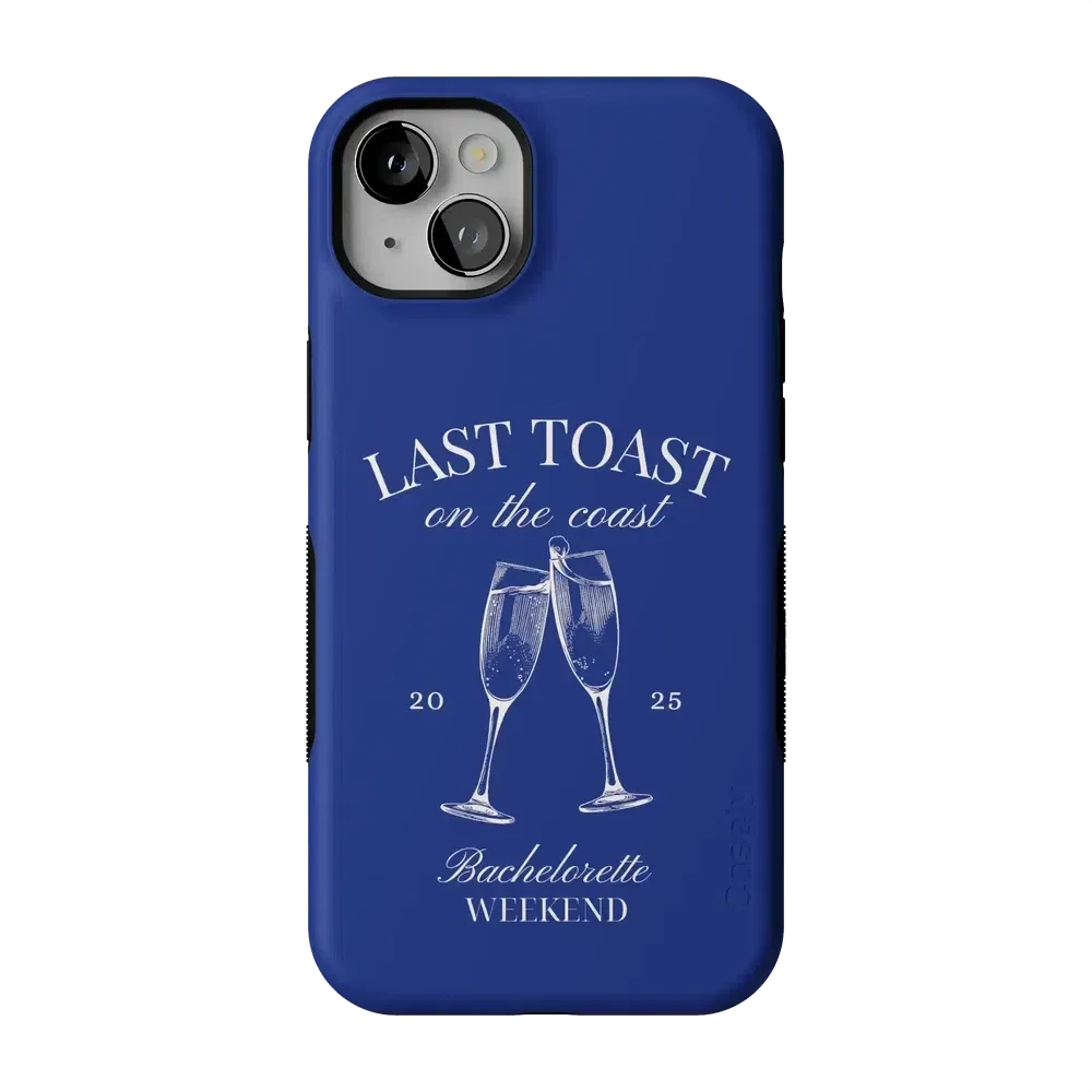 Clearance Price Last Toast | Blue Coastal Bachelorette Case  Almost Sold Out!