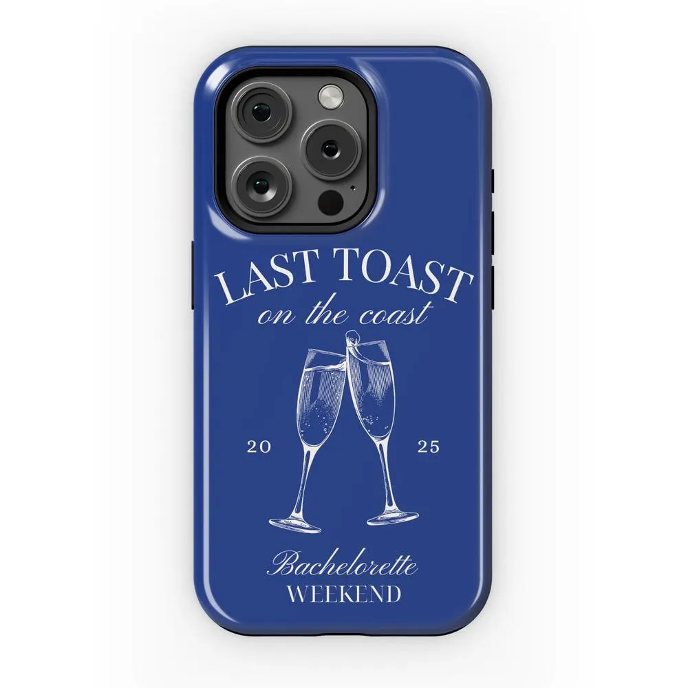 Clearance Price Last Toast | Blue Coastal Bachelorette Case  Almost Sold Out!