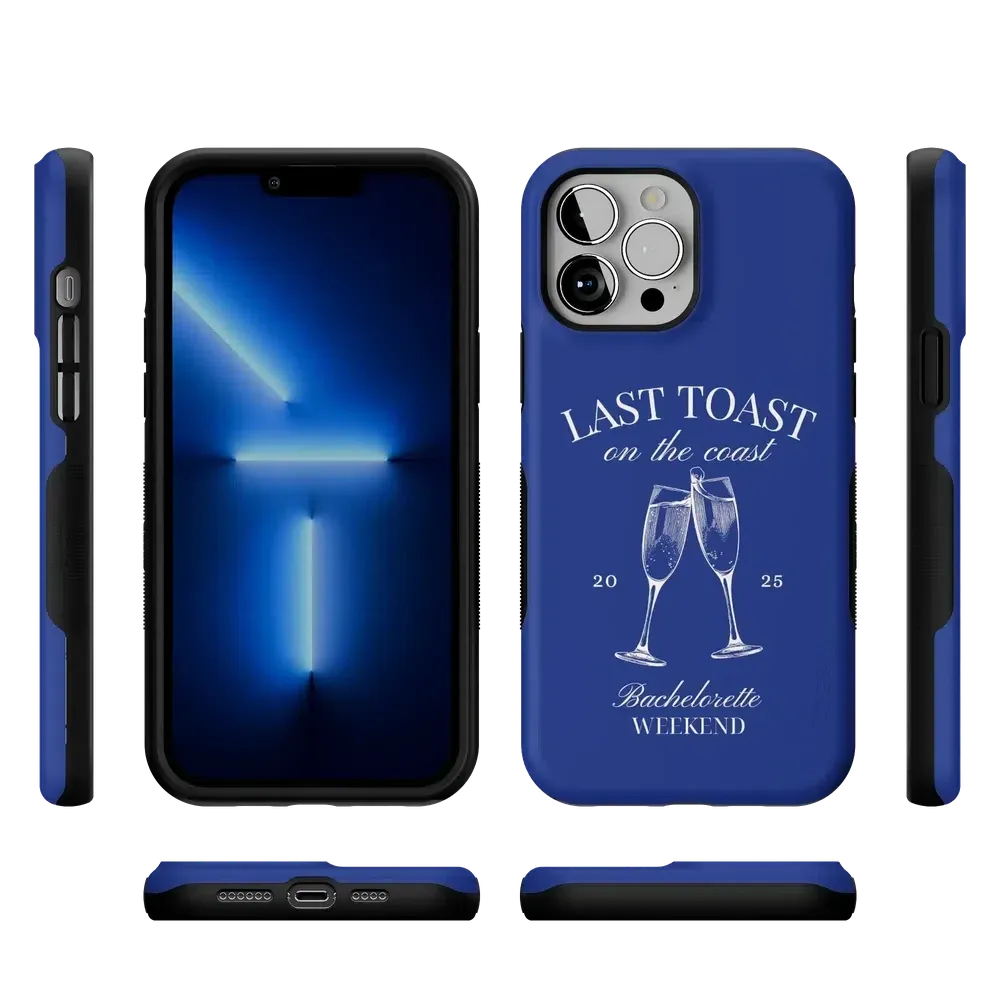 Clearance Price Last Toast | Blue Coastal Bachelorette Case  Almost Sold Out!