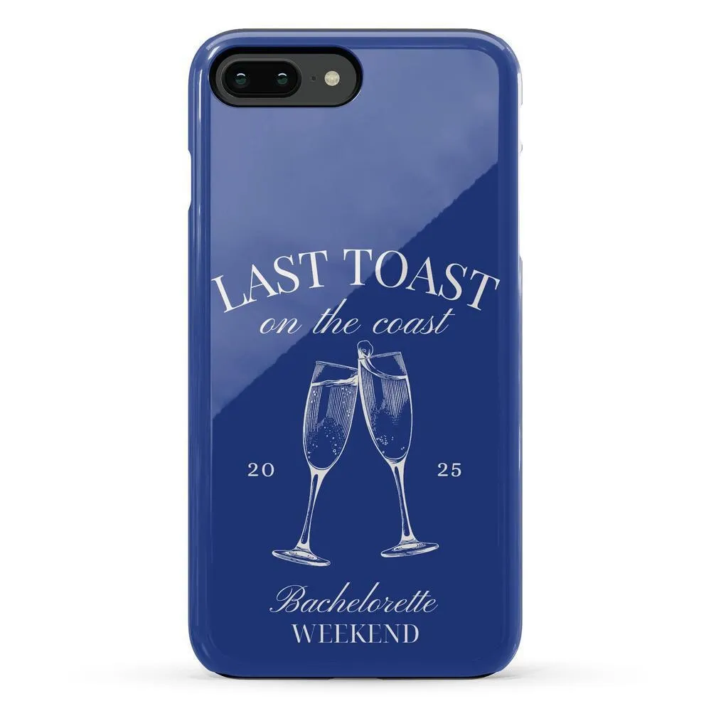 Clearance Price Last Toast | Blue Coastal Bachelorette Case  Almost Sold Out!