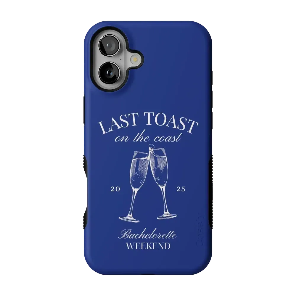 Clearance Price Last Toast | Blue Coastal Bachelorette Case  Almost Sold Out!