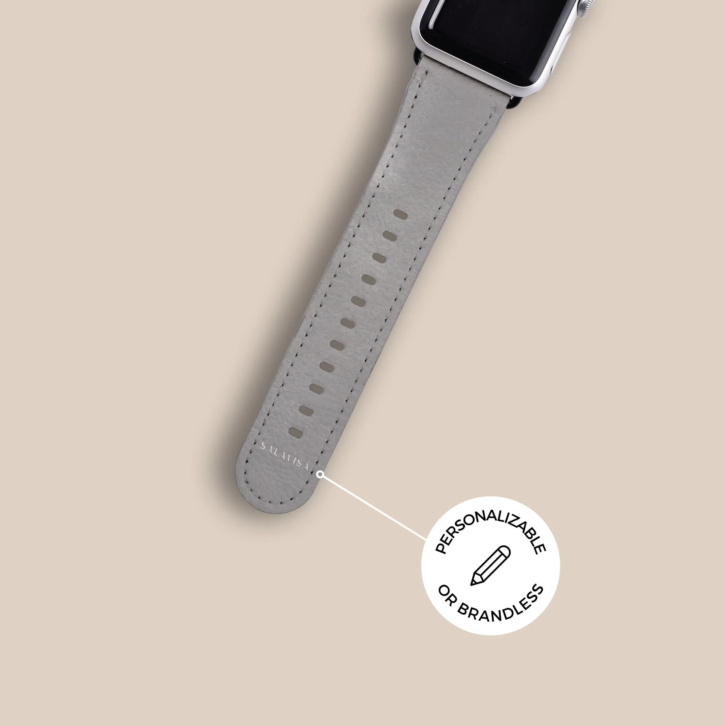 Clearance Price Light Grey Watercolor Apple Watch Band  Stylish & Comfortable