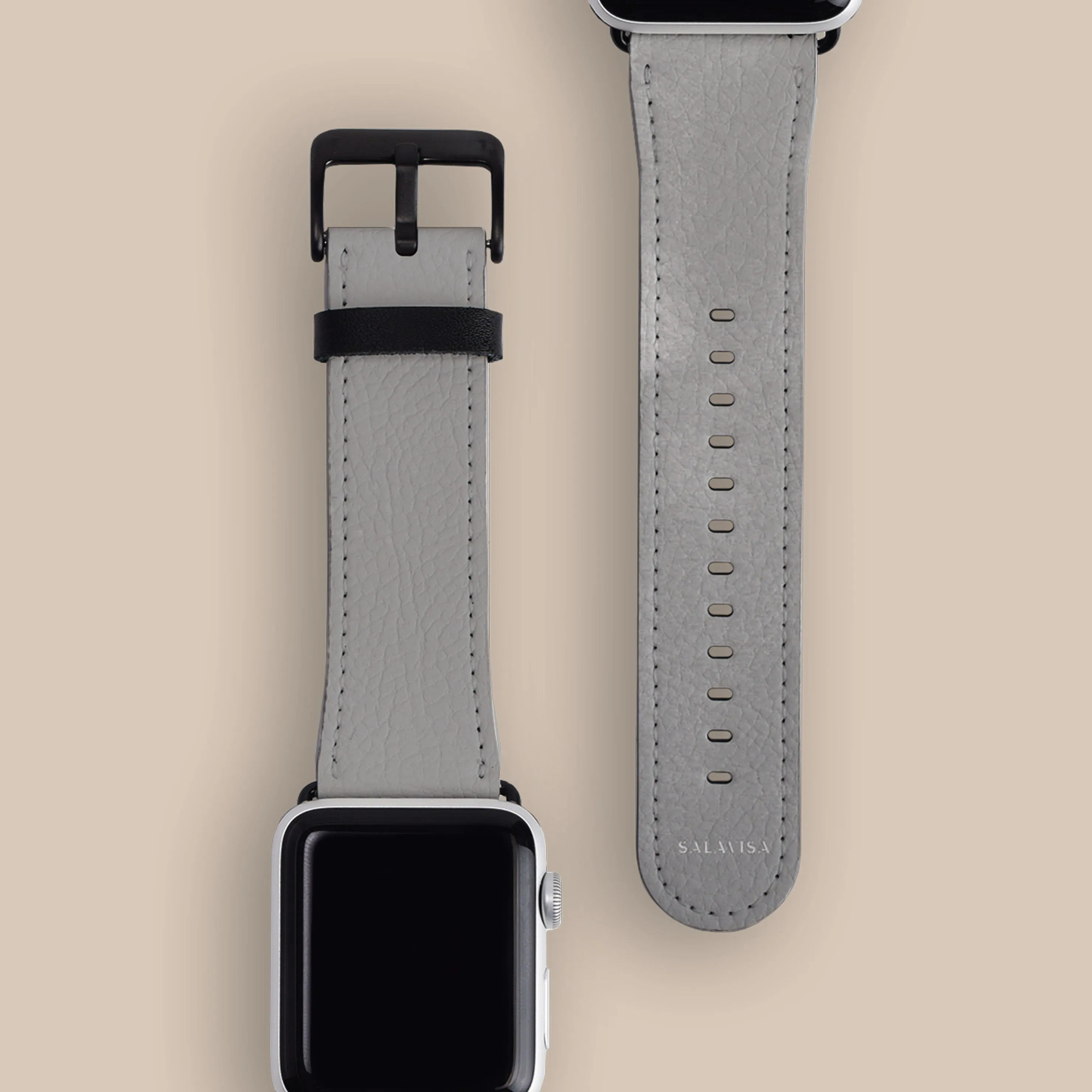 Clearance Price Light Grey Watercolor Apple Watch Band  Stylish & Comfortable