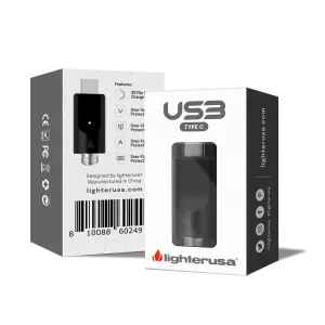 Clearance Price Lighter USA 510 Compatible Type C USB Charger - 2 Pack  Today Only!