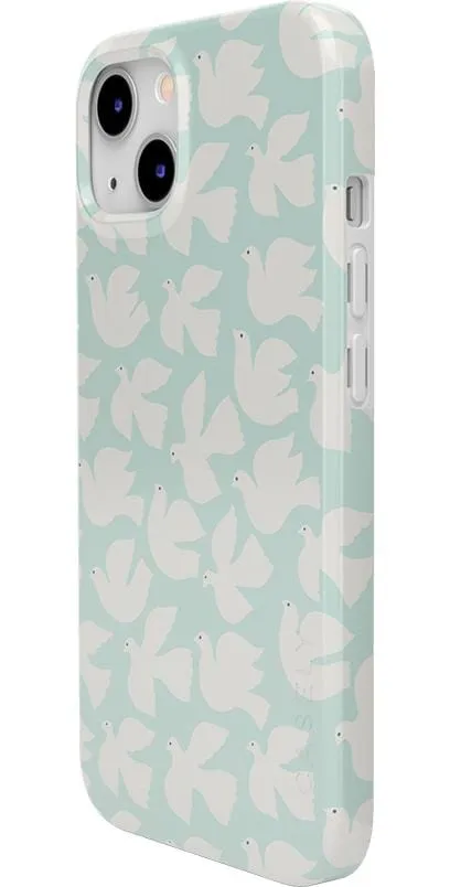 Clearance Price Love Birds | White Doves Case  Last Few Pieces!