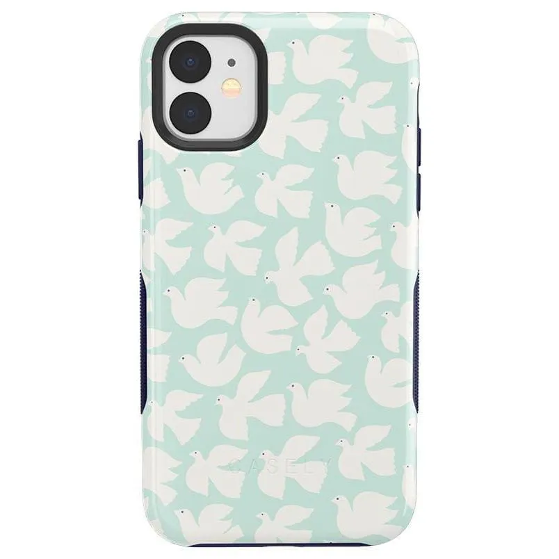 Clearance Price Love Birds | White Doves Case  Last Few Pieces!