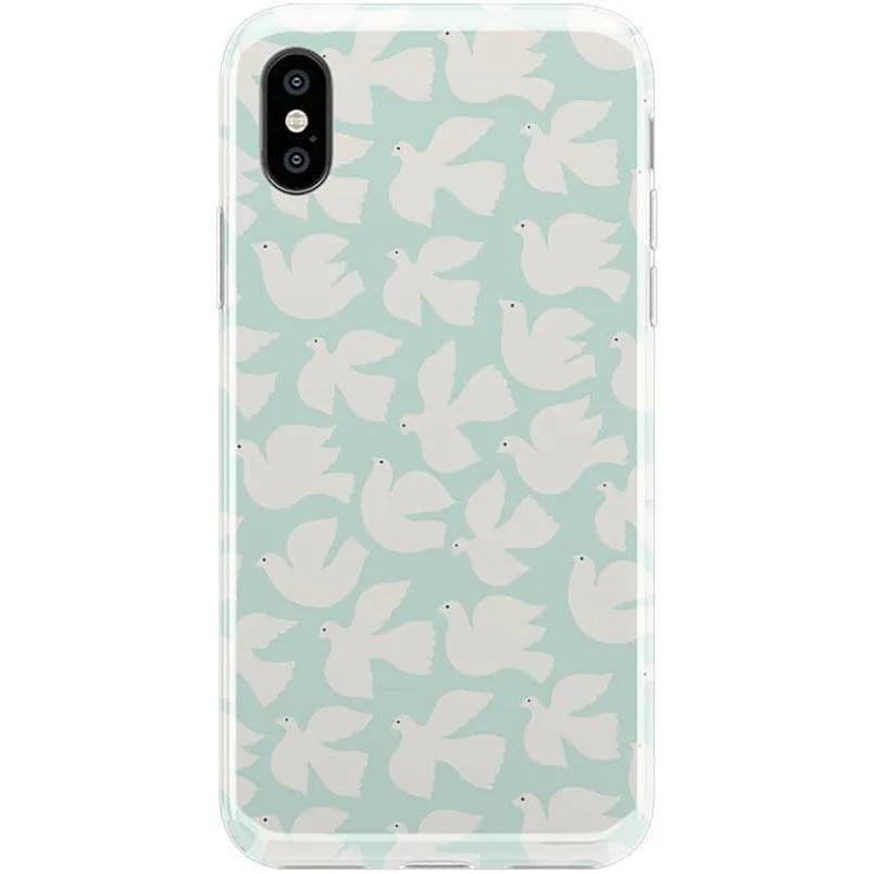 Clearance Price Love Birds | White Doves Case  Last Few Pieces!