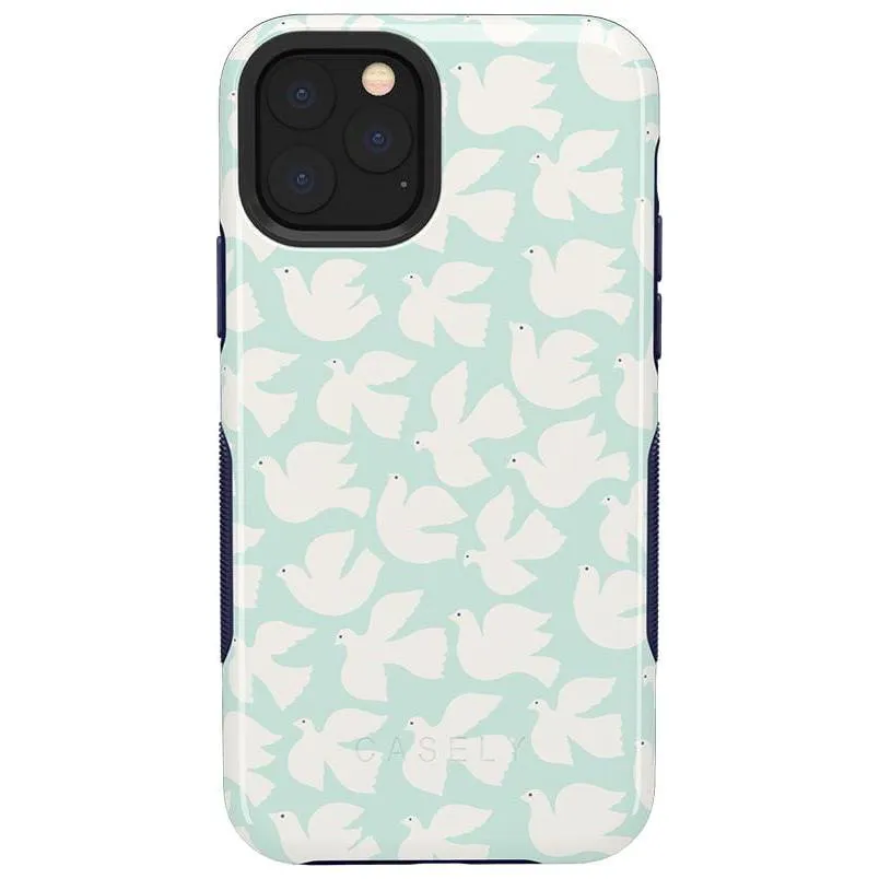 Clearance Price Love Birds | White Doves Case  Last Few Pieces!