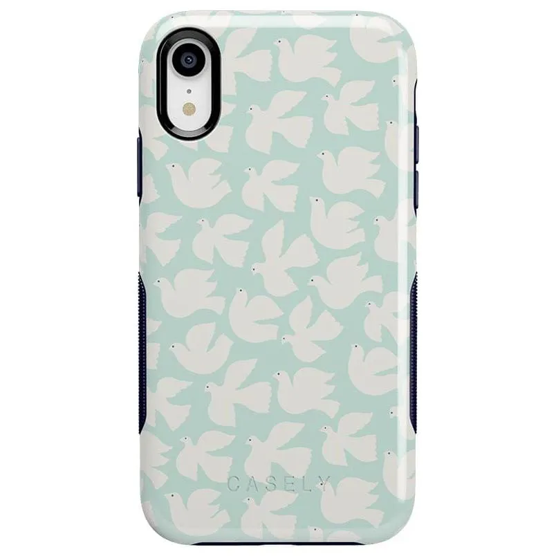 Clearance Price Love Birds | White Doves Case  Last Few Pieces!