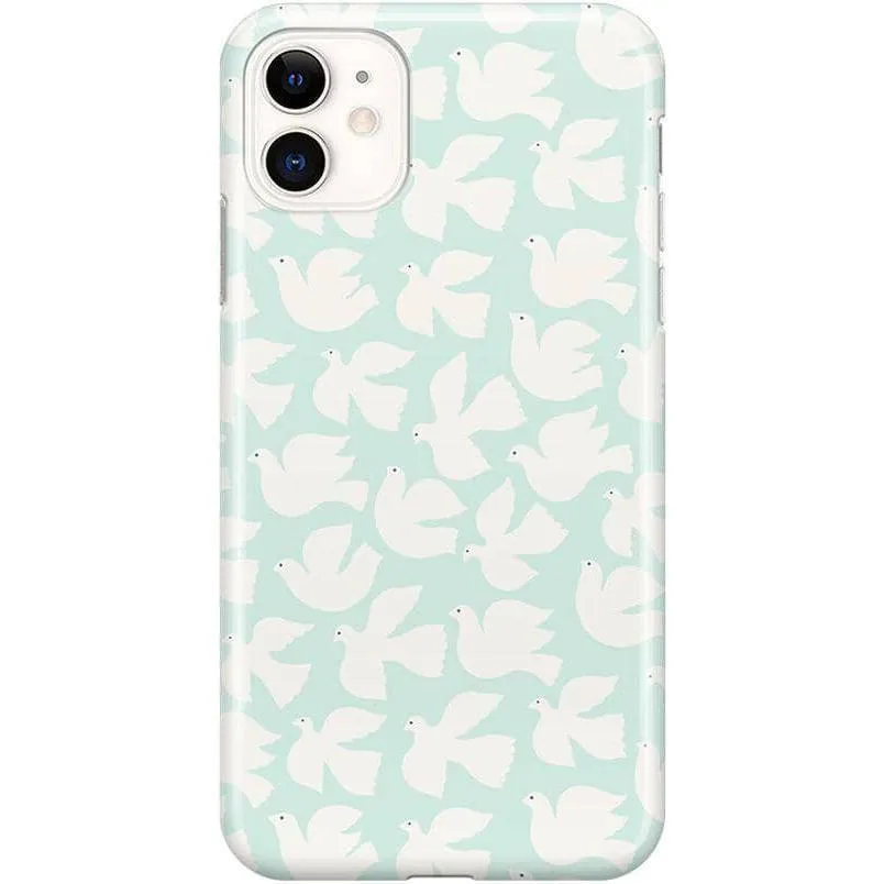 Clearance Price Love Birds | White Doves Case  Last Few Pieces!