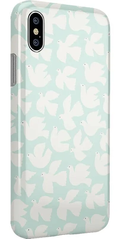 Clearance Price Love Birds | White Doves Case  Last Few Pieces!