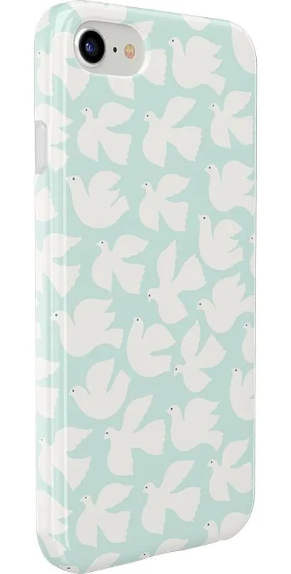 Clearance Price Love Birds | White Doves Case  Last Few Pieces!