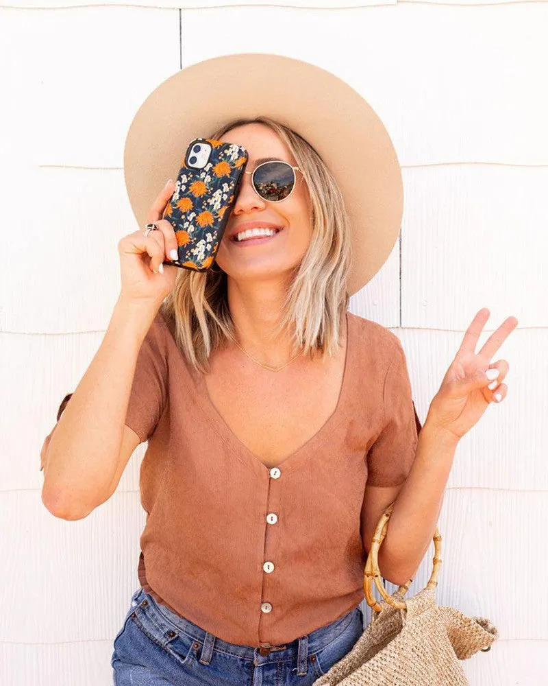 Clearance Price Off Tropic Floral | Exotic Orange Flower Samsung Case  Almost Gone!