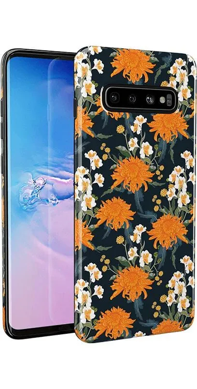 Clearance Price Off Tropic Floral | Exotic Orange Flower Samsung Case  Almost Gone!