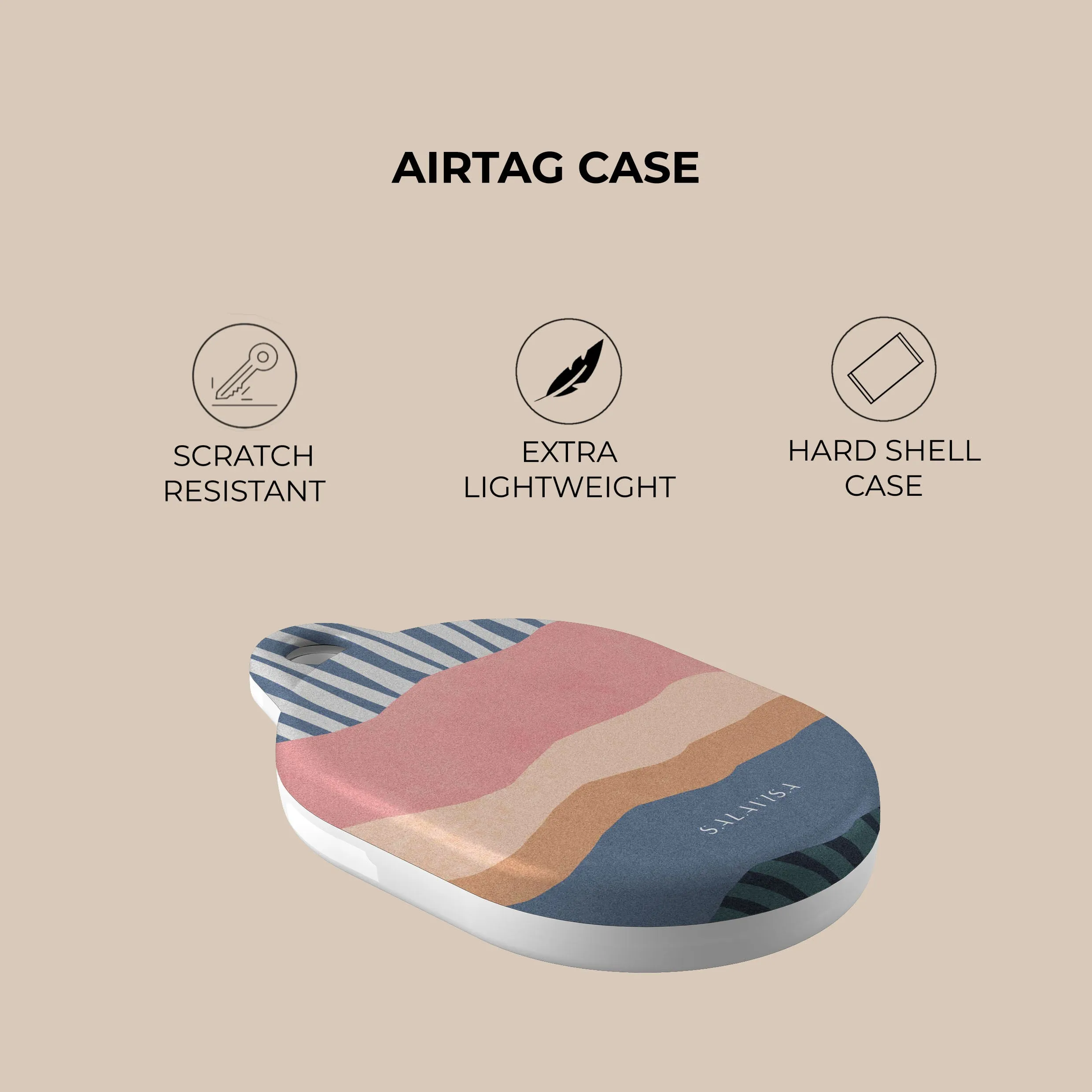 Clearance Price Pale Serenity AirTag Holder  Going Fast!