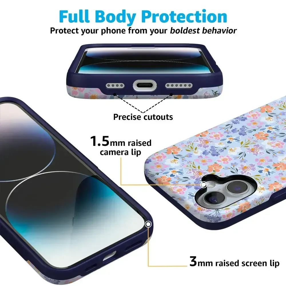 Clearance Price Poppy Meadows | Pastel Floral Case  Limited Stock!