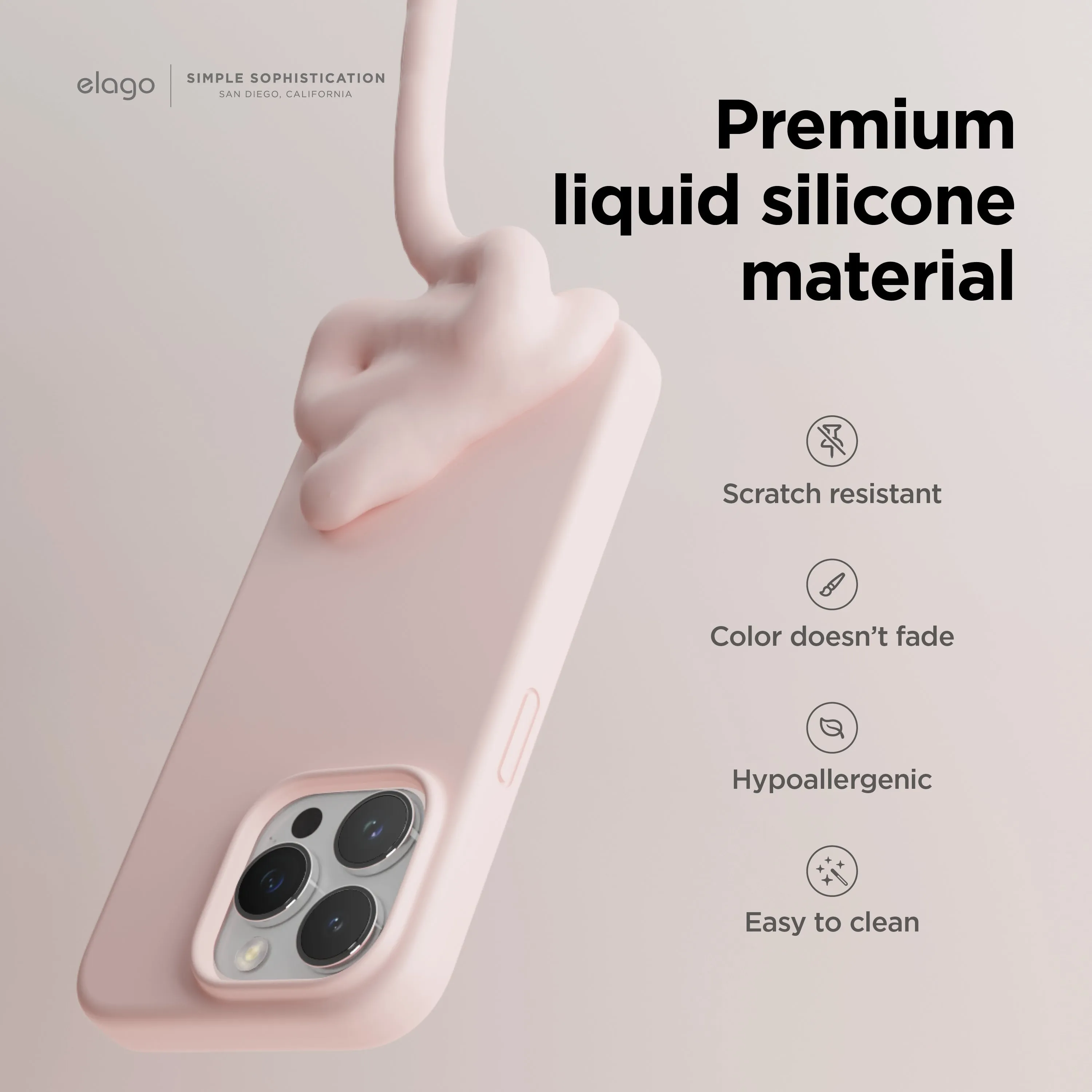 Clearance Price Premium Silicone Case for iPhone 15 Pro  Ends Soon!