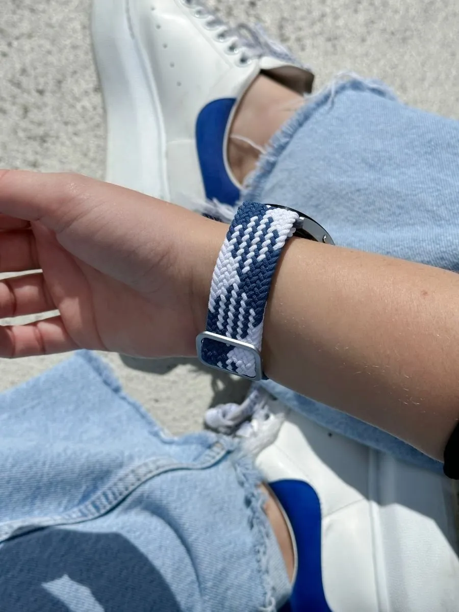 Clearance Price Redmi Watch 5 Active Adjustable Braided Strap (Blue/White)  Limited Availability!