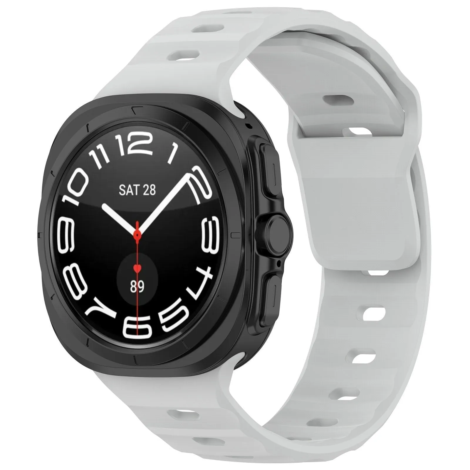 Clearance Price Samsung Galaxy Watch Ultra Outdoor Silicone Strap (Gray)  Dont Miss Out!