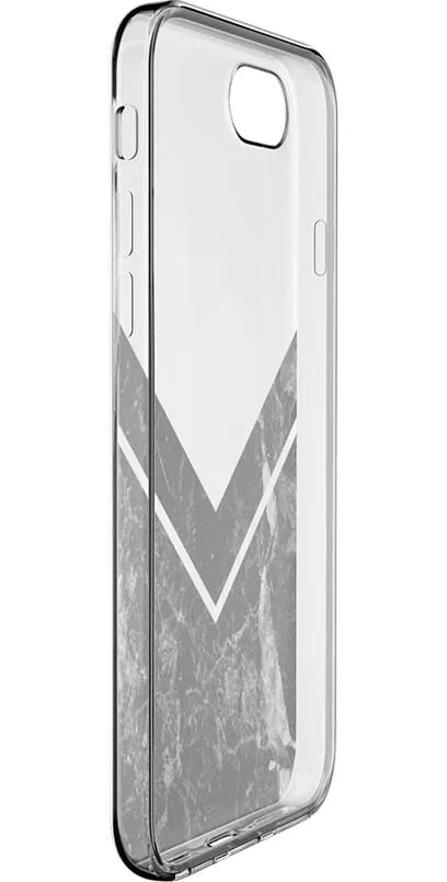 Clearance Price Sleek and Simple | Black Marble V Clear Case  Dont Miss Out!