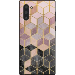 Clearance Price Stepping Up | Geo Rose Gold Marble Samsung Case  Last Few Pieces!