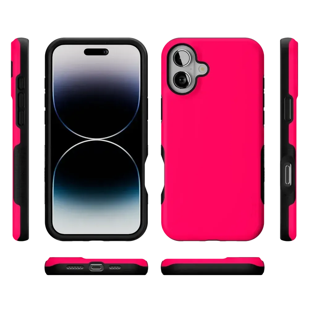 Clearance Price Think Pink | Solid Neon Pink Case  Limited Release!