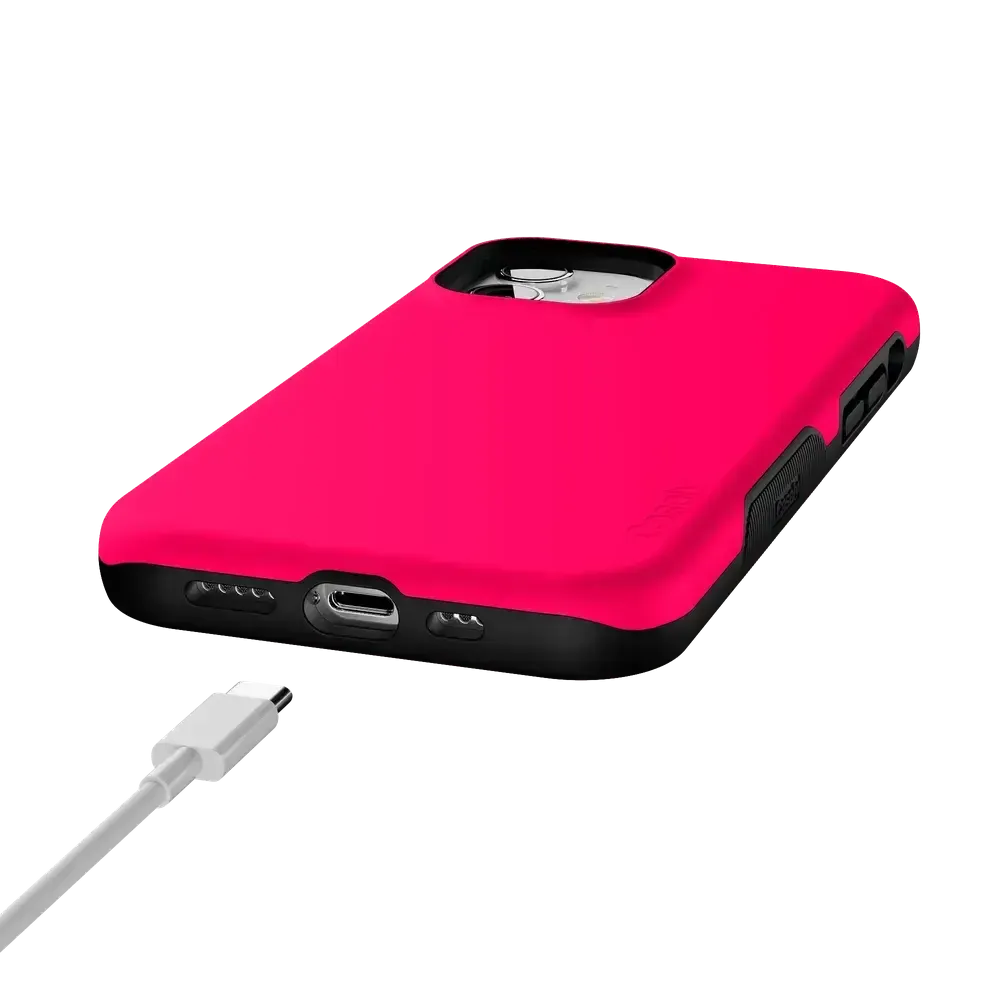 Clearance Price Think Pink | Solid Neon Pink Case  Limited Release!