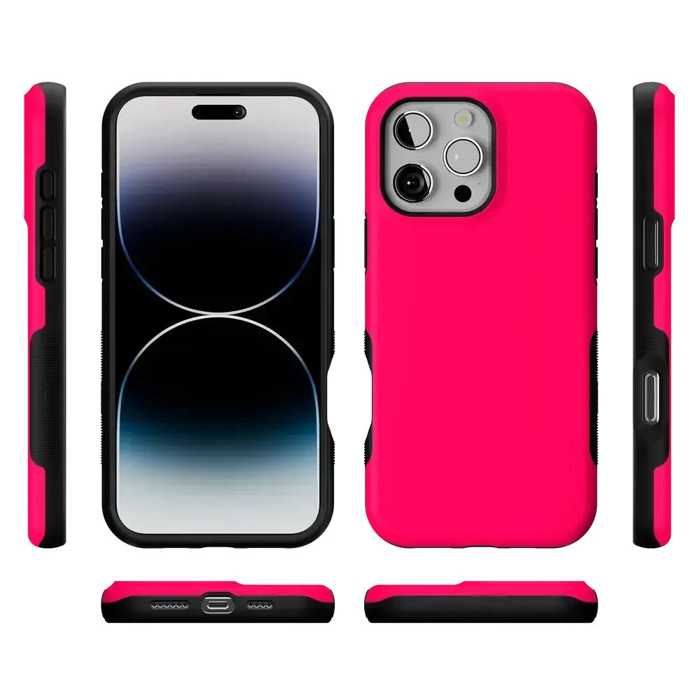 Clearance Price Think Pink | Solid Neon Pink Case  Limited Release!