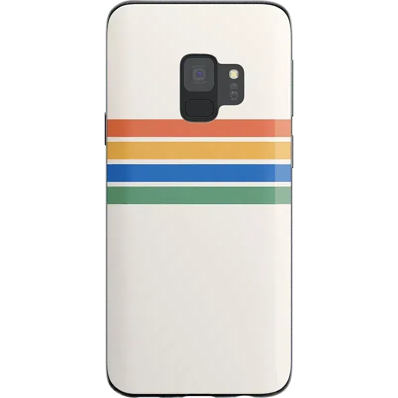 Clearance Price Totally Groovy | Rainbow Stripes Color Block Samsung Case  Dont Miss Out!