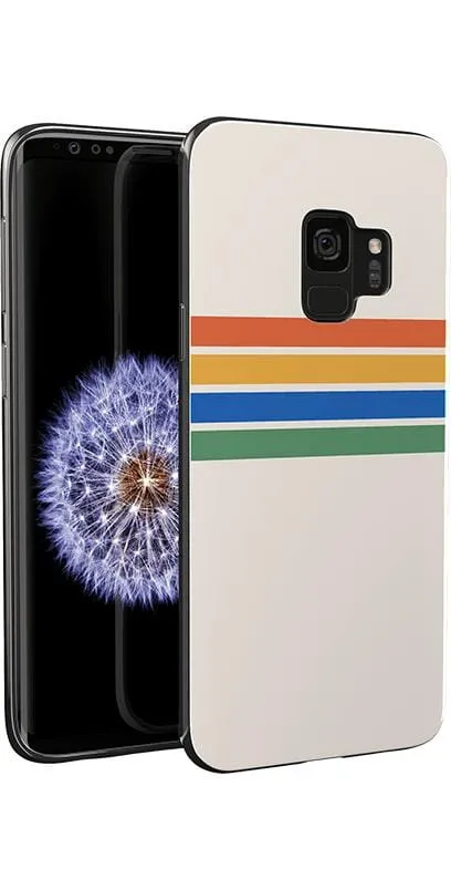 Clearance Price Totally Groovy | Rainbow Stripes Color Block Samsung Case  Dont Miss Out!