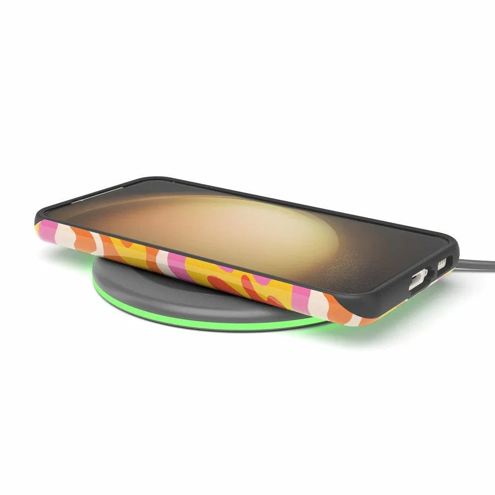 Clearance Price Tropical Color Splash | Abstract Retro Samsung Case  Dont Miss Out!