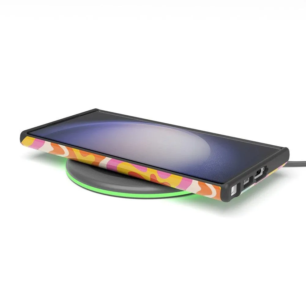 Clearance Price Tropical Color Splash | Abstract Retro Samsung Case  Dont Miss Out!