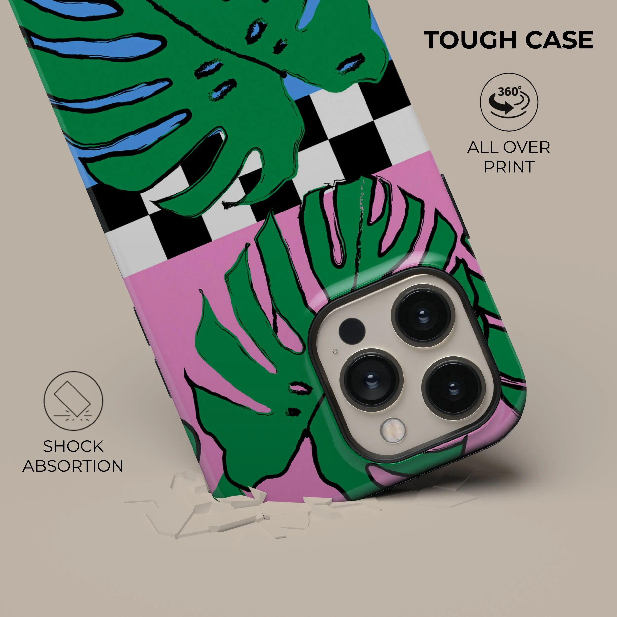 Clearance Price Tropical Leaves Phone Case  Going Fast!
