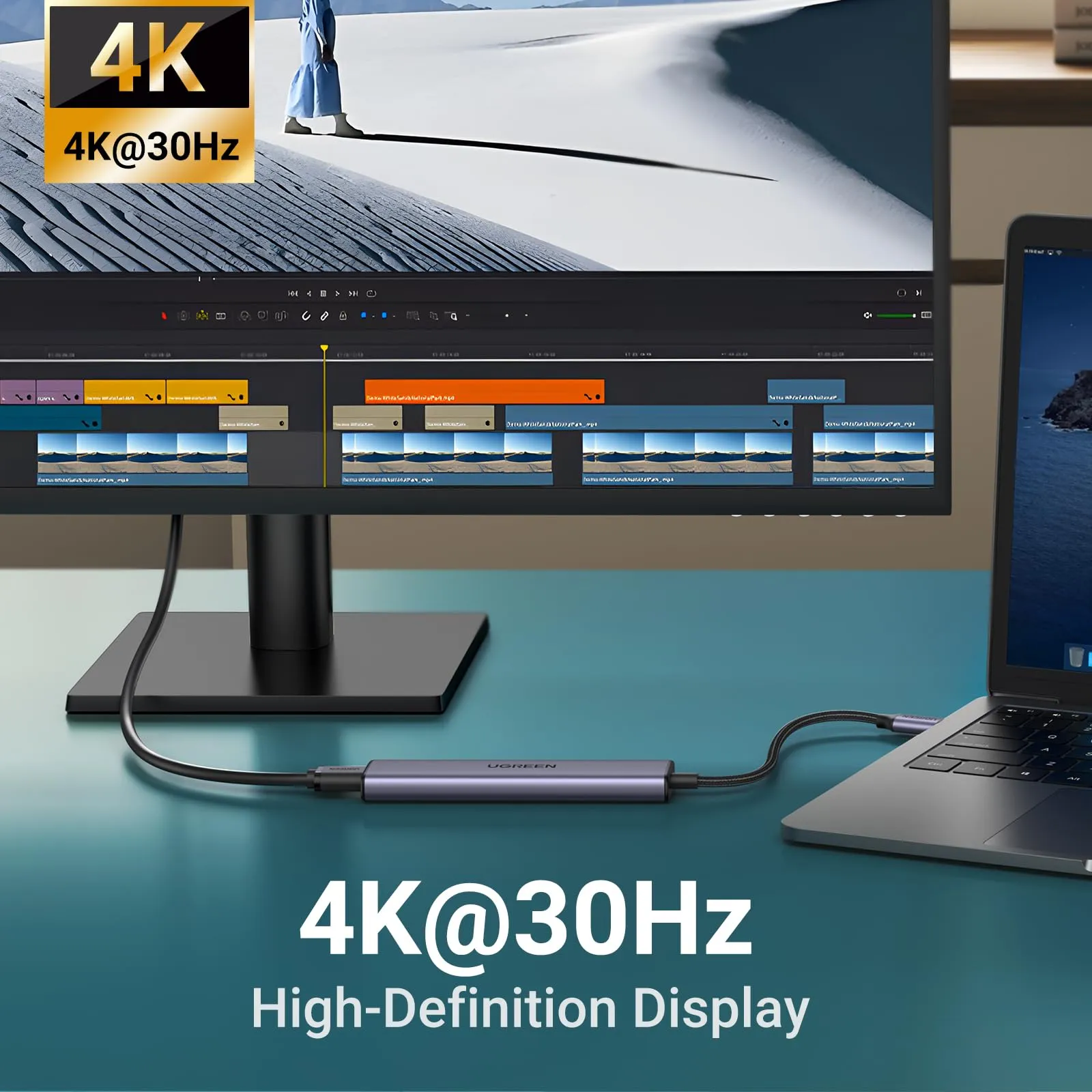 Clearance Price UGREEN Revodok 105 USB C Hub 5 in 1 Multiport Adapter 4K HDMI  Limited Stock!