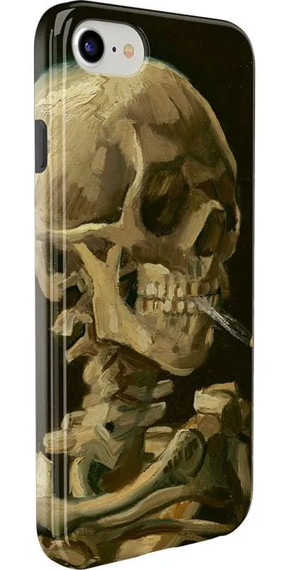 Clearance Price Van Gogh | Head of a Skeleton with a Burning Cigarette Phone Case  Stylish & Comfortable