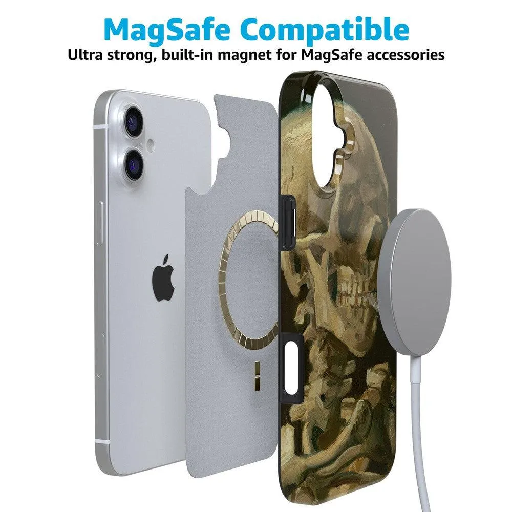 Clearance Price Van Gogh | Head of a Skeleton with a Burning Cigarette Phone Case  Stylish & Comfortable