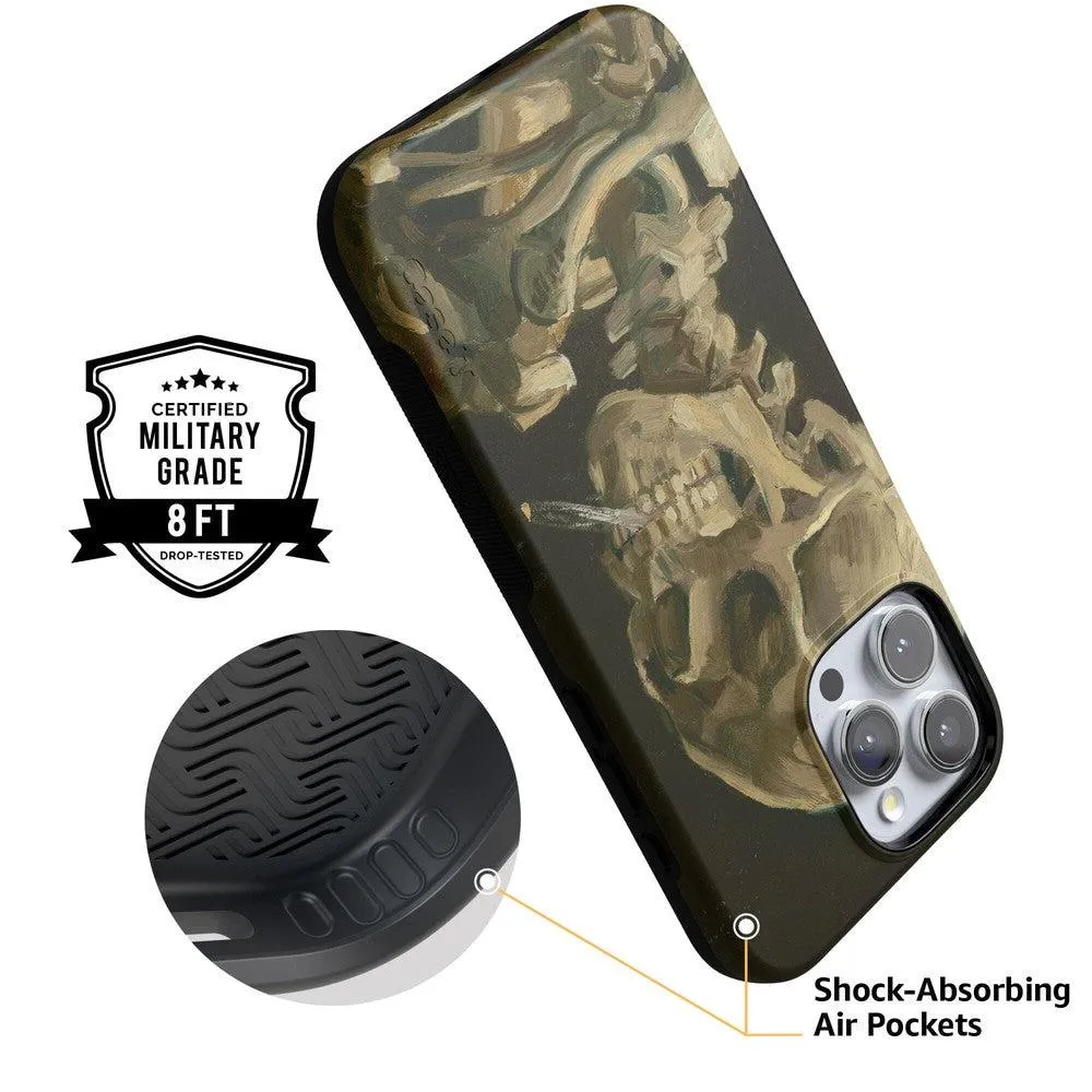 Clearance Price Van Gogh | Head of a Skeleton with a Burning Cigarette Phone Case  Stylish & Comfortable