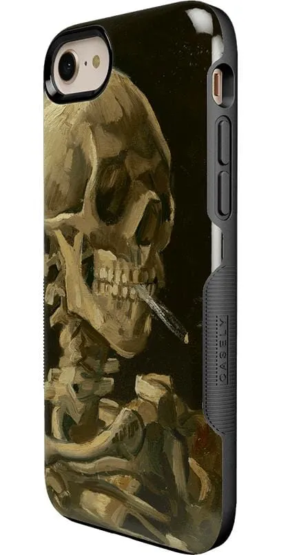Clearance Price Van Gogh | Head of a Skeleton with a Burning Cigarette Phone Case  Stylish & Comfortable