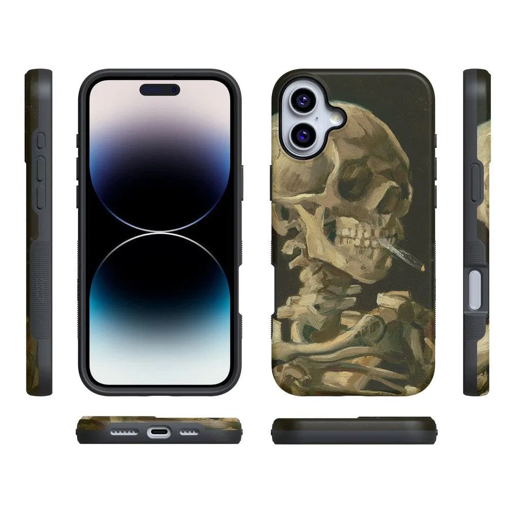 Clearance Price Van Gogh | Head of a Skeleton with a Burning Cigarette Phone Case  Stylish & Comfortable