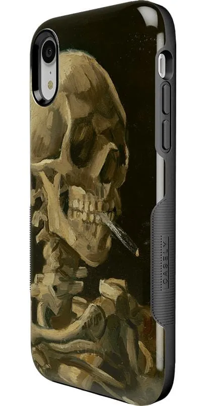 Clearance Price Van Gogh | Head of a Skeleton with a Burning Cigarette Phone Case  Stylish & Comfortable