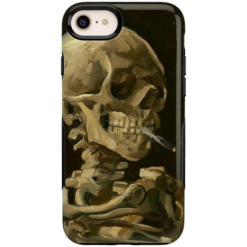 Clearance Price Van Gogh | Head of a Skeleton with a Burning Cigarette Phone Case  Stylish & Comfortable