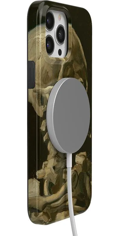 Clearance Price Van Gogh | Head of a Skeleton with a Burning Cigarette Phone Case  Stylish & Comfortable