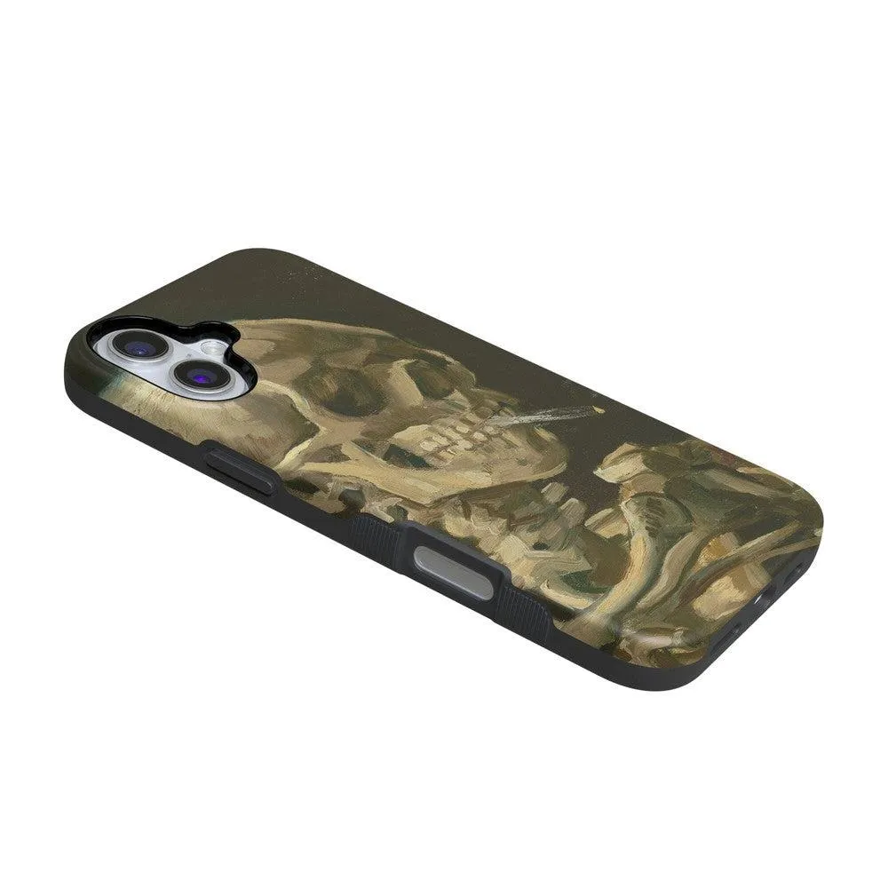 Clearance Price Van Gogh | Head of a Skeleton with a Burning Cigarette Phone Case  Stylish & Comfortable